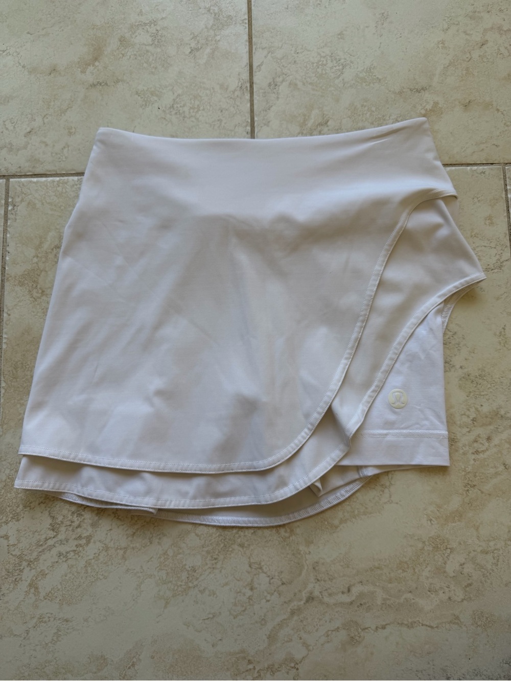 LULULEMON Asymmetrical Layered High-Rise Tennis Skirt Skort - Picture 2 of 5